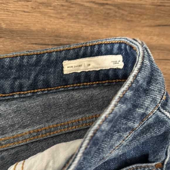 PacSun Blue Jean Shorts High-Waisted Cuffed - Picture 4 of 8